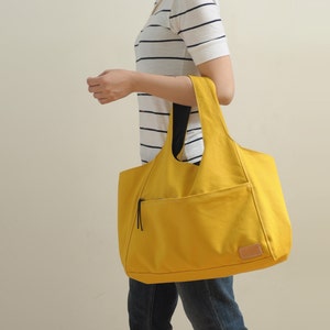 Sunny Day Canvas Bag DIY Kit with Sewing Pattern & Tutorials all the materials included image 2