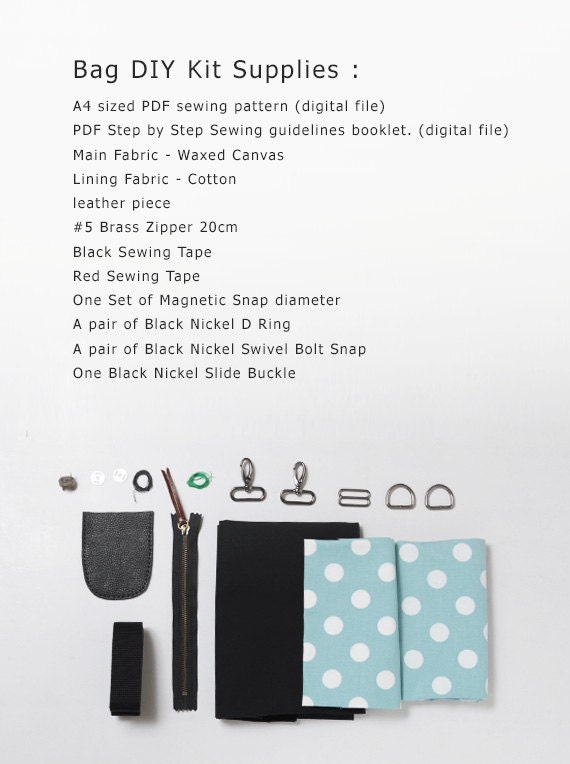 Niizo canvas tote bag item list