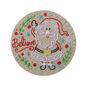 Believe Christmas - Durene Jones Embroidery PDF Pattern