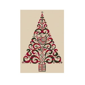 Christmas Tree - Durene J Cross Stitch Pattern