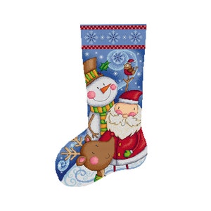 Christmas Stocking - Durene J Cross Stitch Pattern