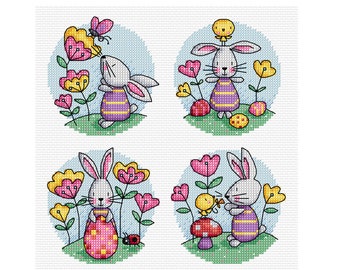 Easter Bunny - Durene J Cross Stitch - DJXS2273