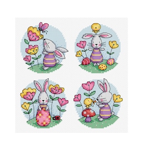 Easter Bunny - Durene J Cross Stitch - DJXS2273