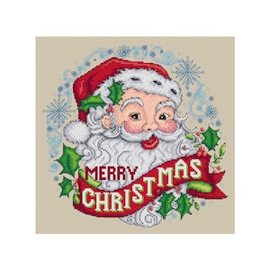 Merry Christmas - Durene J Cross Stitch Pattern - DJXS2437