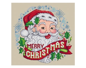 Merry Christmas - Durene J Cross Stitch Pattern - DJXS2437