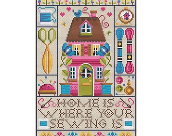 A Stitcher's Home - Durene J Cross Stitch Pattern