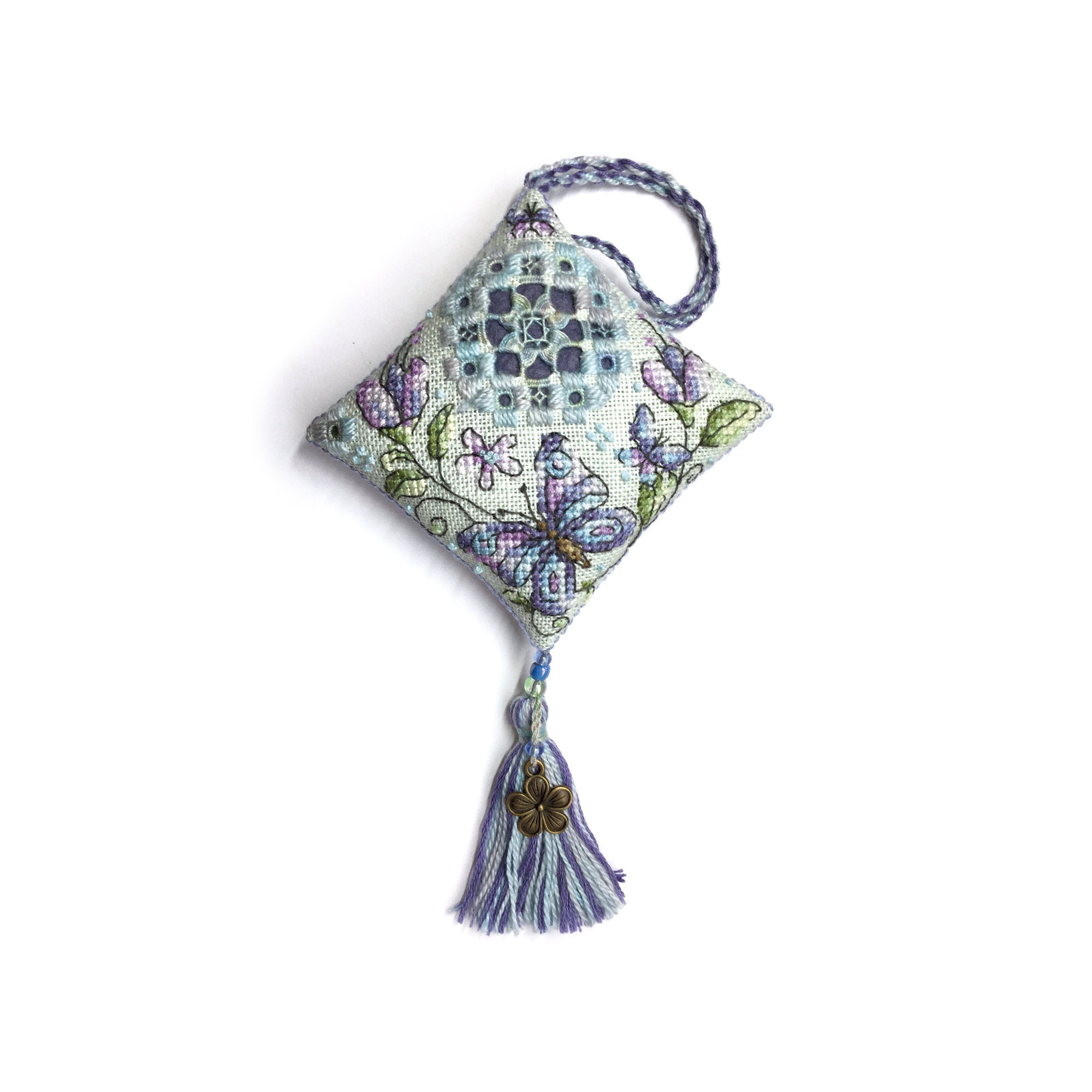 Butterfly Ornament - Cross Stitch And Hardanger Pattern - Durene J Cr…