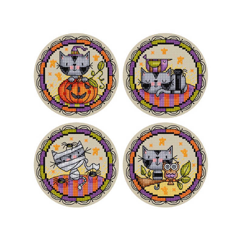 Halloween Cats from Durene Jones