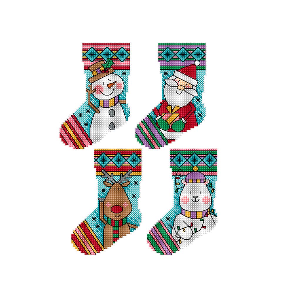 Christmas Stocking Cross Stitch Kit, PM1240