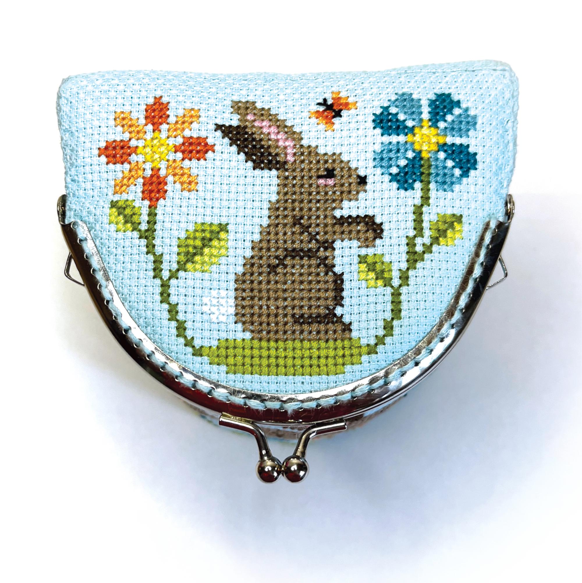 Clasp Cross Pattern Bunny Clasp Pot - Durene J Cross Stitch Pattern - Etsy