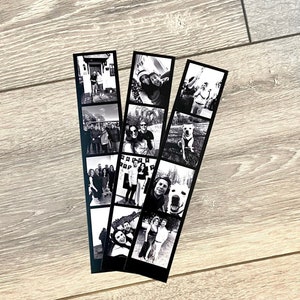 Personalised Photo Strip, Retro Style Photo booth Strip, Photo Print, Polaroid Print, Photo Gift, Bridesmaid Proposal, Bookmark