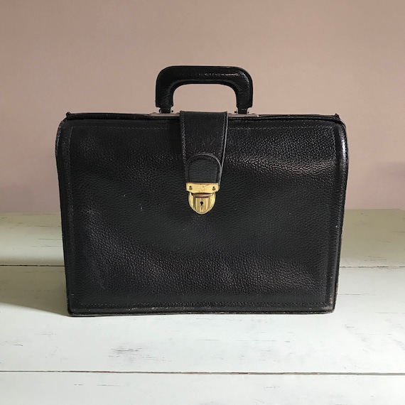 antique leather satchel