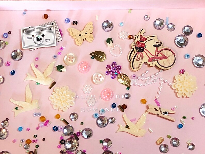 Buttons /& Flatback Pearls |An Easy Way to Fill Shaker Pockets Assorted Sequins Beads Fancy Filler for Shaker Pockets