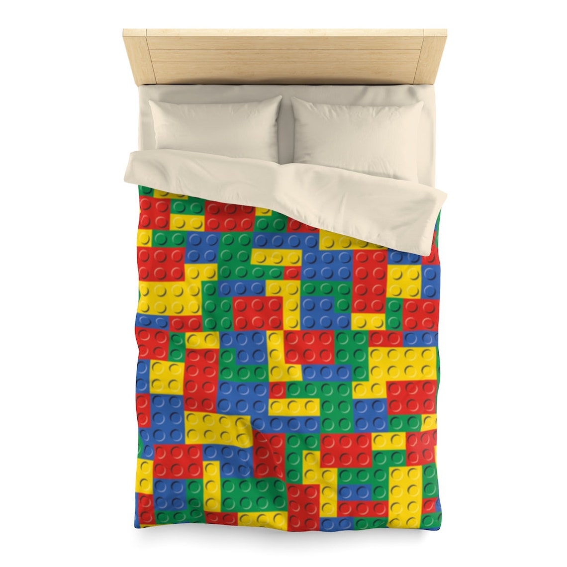 Lego Duvet Cover Cool Duvet Cover Loves Legos Lego Bed Etsy