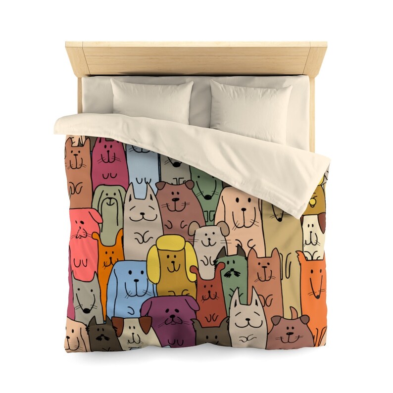 Dog Duvet Cover Cool Duvet Cover Dog Gift Idea Dog Bed Etsy