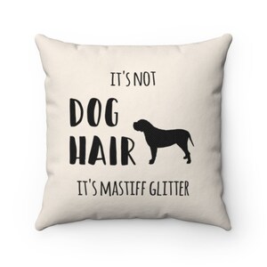 Federa per cuscino con glitter It's Not Dog Hair It's Aussie, 45,5 x 45,5 cm, per l'amante del cane da pastore australiano, idea regalo per la mamma del pastore australiano, divertente federa