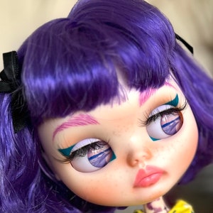 14mm glass Blythe doll Eye chips - Sunset Desert
