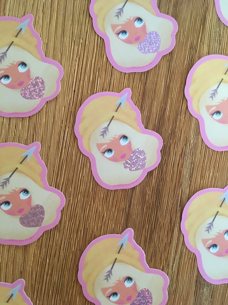 Cactus Desert Blythe Doll Vinyl Holographic Sticker Cactus Desert Blythe Doll Vinyl Holographic Sticker