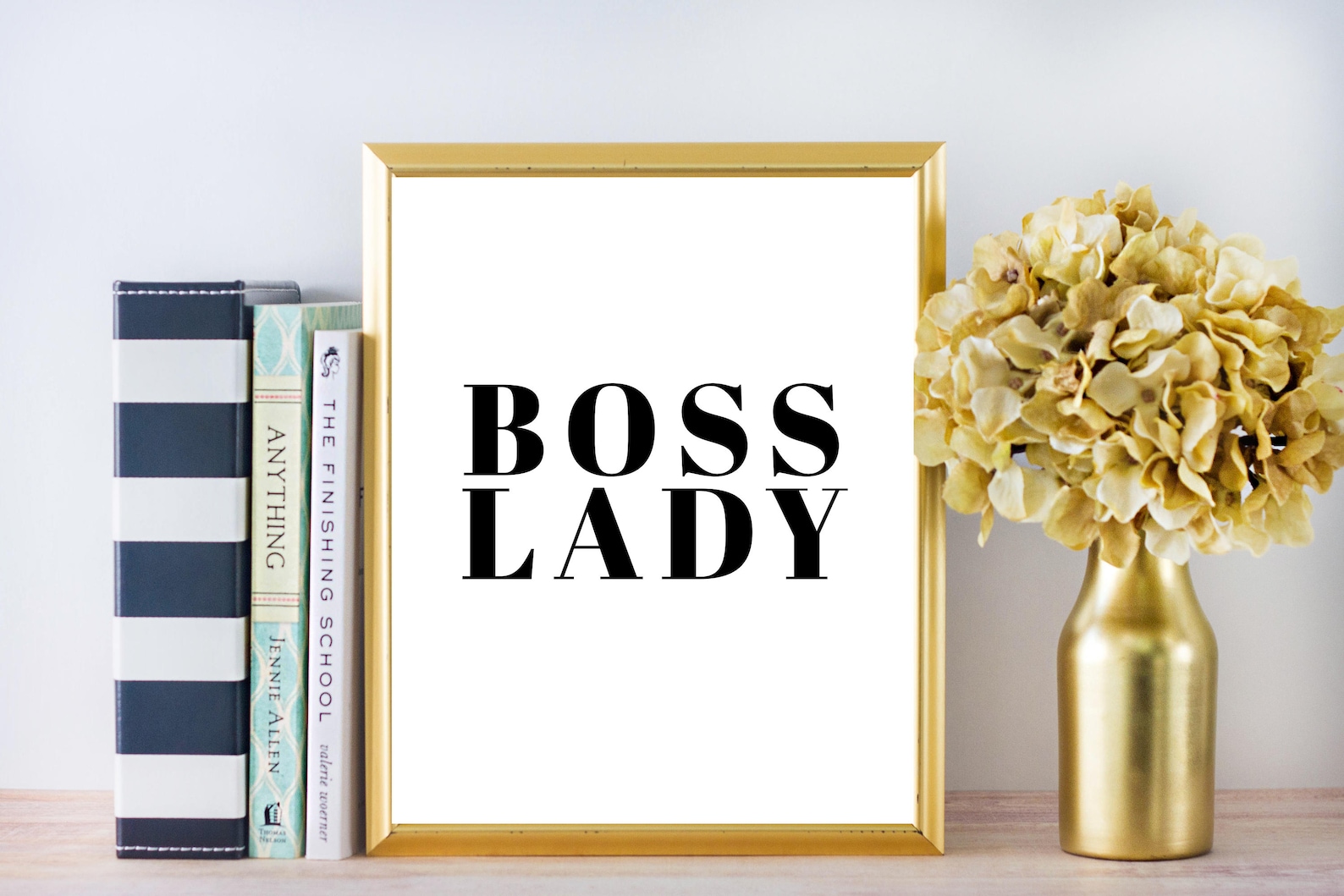 Boss Lady Printable Art Downloadable Print Typography Art - Etsy