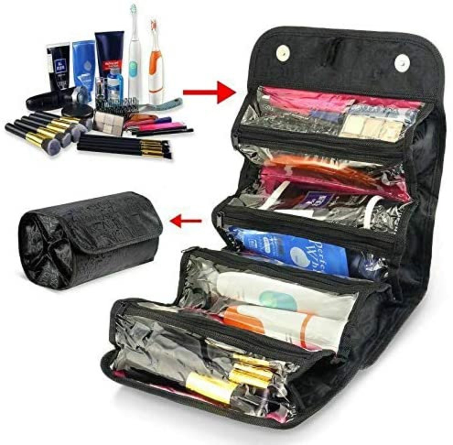 Makeup Cosmetic Bag Travel Case Toiletry Beauty Organizer - Etsy