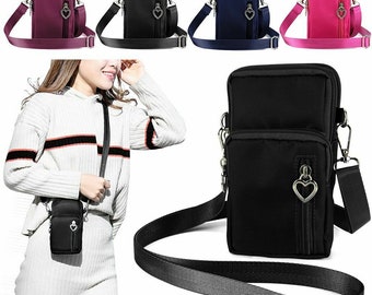Women Small Cell Phone Purse Wallet Handbag Case Shoulder Bag Cross-body Pouch