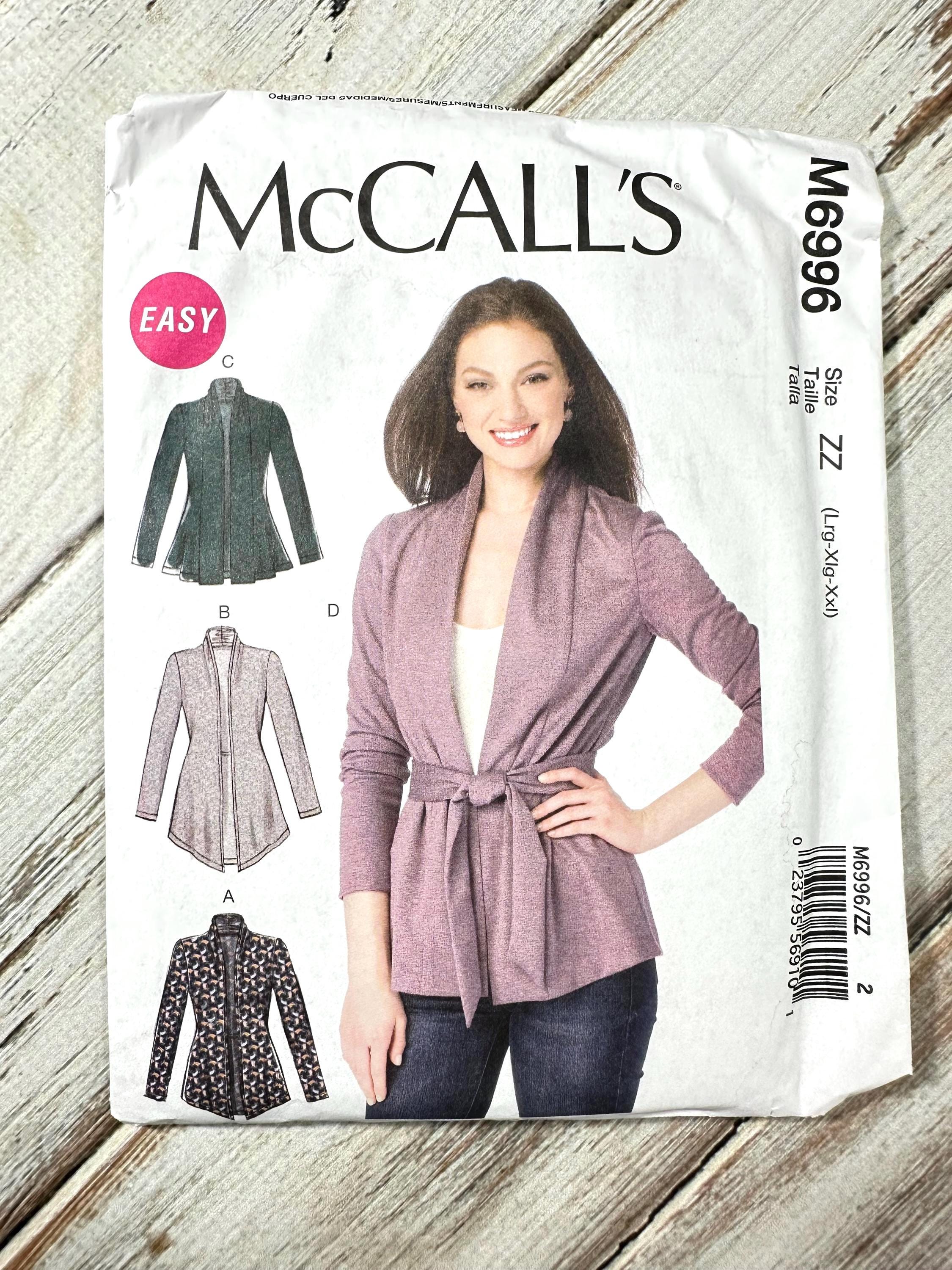 Women's Jacket Size L-XXL (16-26). Belted Cardigan Fitted Unlined