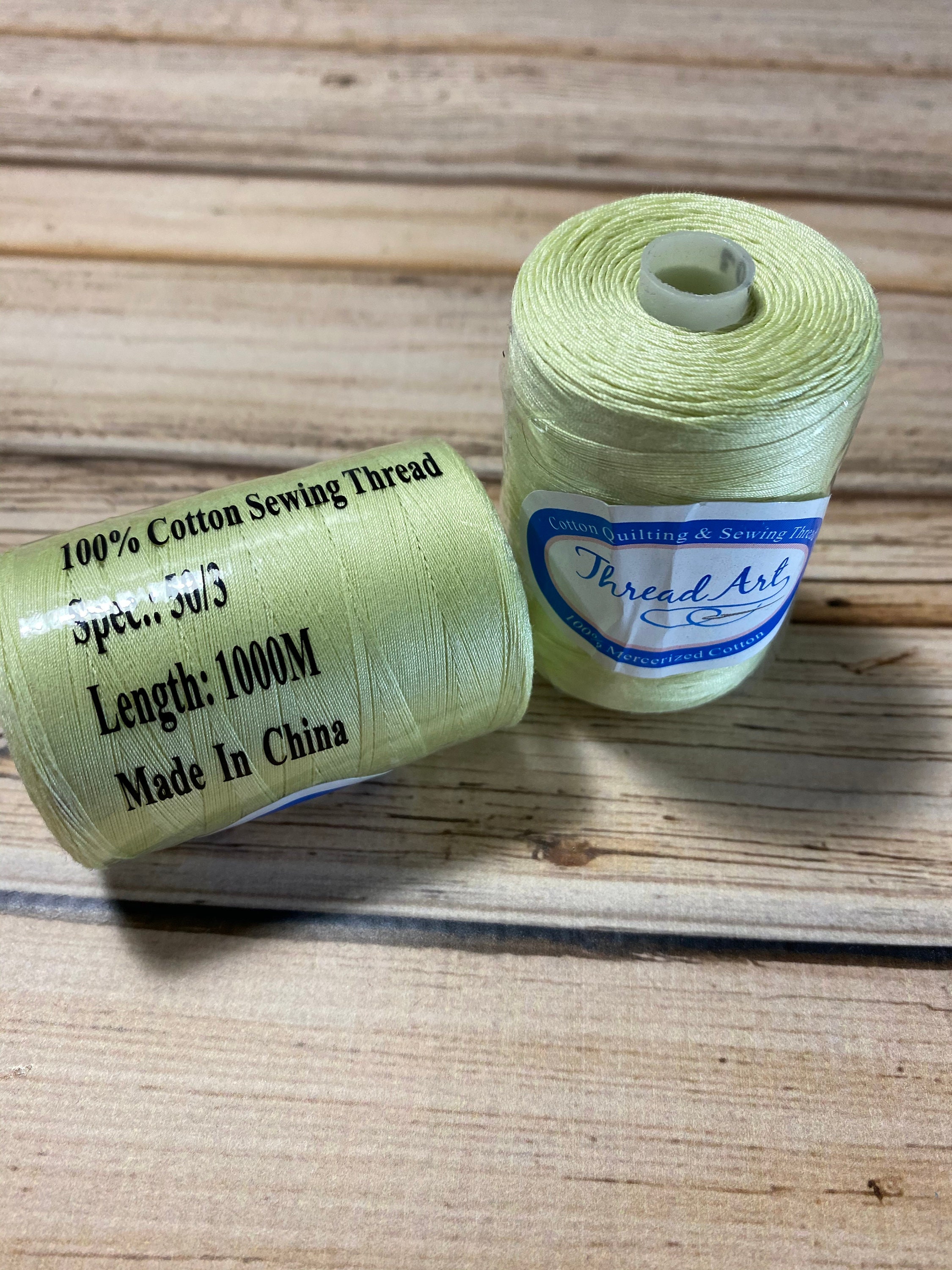 Coats & Clarks Upholstery Thread, Heavy Duty, Great for Bear Making. Color  6180 Green Linen 