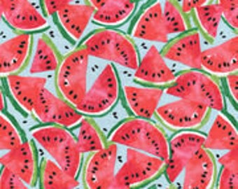 Watermelon fabric. 100% Quilting Cotton. Fabric by the yard. Novelty Fabric. Face Mask Fabric. Summer Fabric. Picnic fabric. Fruit fabric