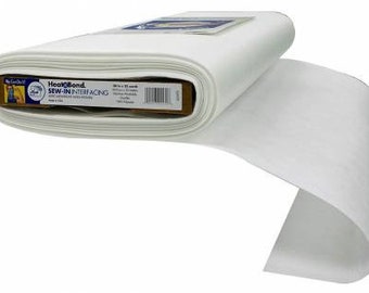 Face mask interfacing by the yard. Sew-In Light Midweight Non-Woven Interfacing 20 inch wide  # Q2470 . Interfacing for face masks