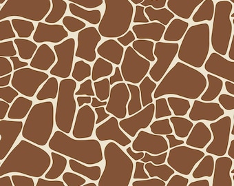 Riley Blake On Safari Giraffe Brown. Quilting Cotton Fabric. Riley Blake Cotton Fabric. Giraffe Print fabric. 100% cotton. Animal print