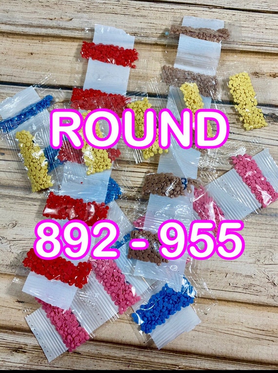 Replacement Beads, Square Diamond Drills 445 colors DMC Replacement