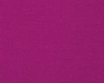 Kona Cerise Fabric . Robert Kaufman . Yard Fat Quarter. 100% quilting Cotton. Solid Purple fabric