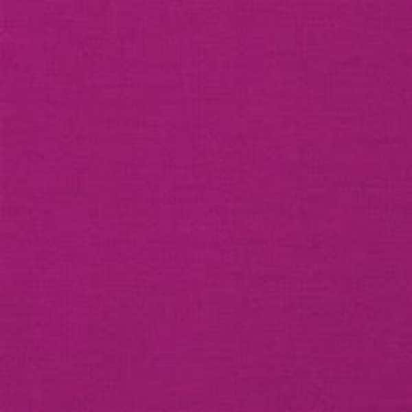 Kona Cerise Fabric . Robert Kaufman . Yard Fat Quarter. 100% quilting Cotton. Solid Purple fabric