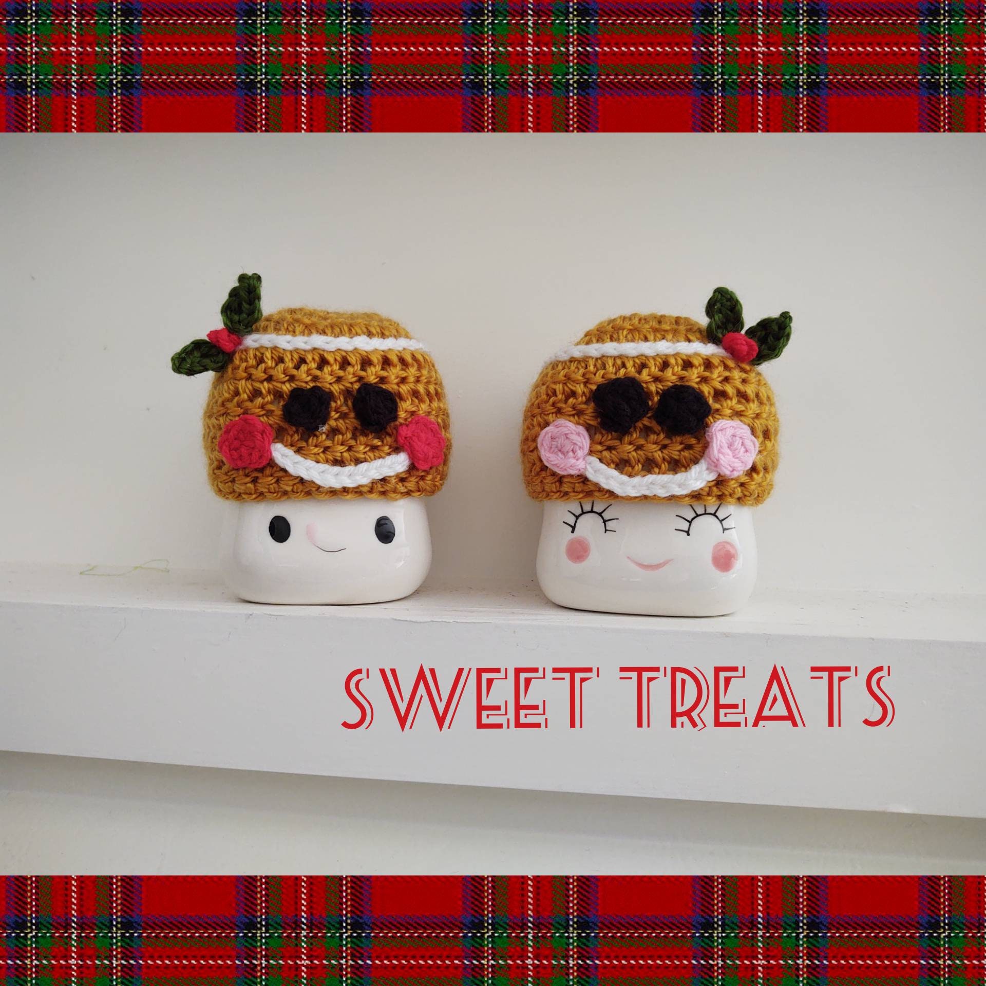 Marshmallow mug hats Etsy