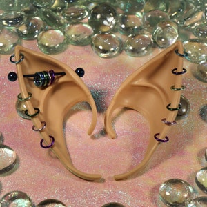 Custom Slip-on Elf Fairy Ears with Industrials