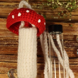 Adorable Crocheted Custom Mushroom Stash Necklaces