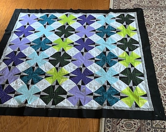 Unfinished quilt top - Mayflower- 62 inches x 62 inches