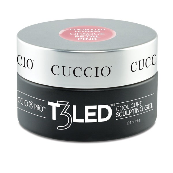 Cuccio T3 LED UV Controlled Leveling Versatility Gel Opaque Petal Pink 2 oz