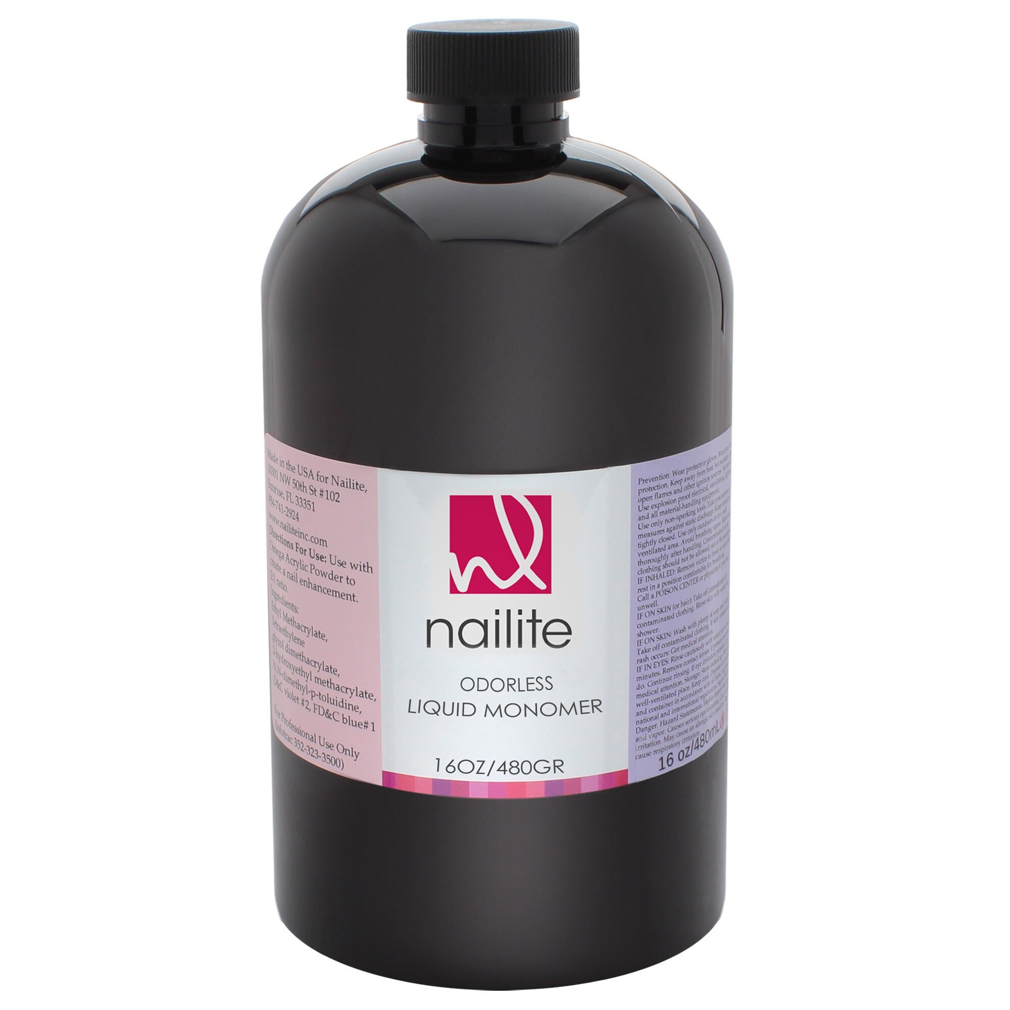 Nailite Odorless Liquid Monomer 16 oz Etsy