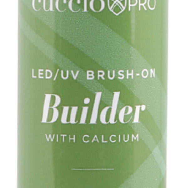 Cuccio LED/UV Brush On Builder Gel Clear with Calcium 4 oz