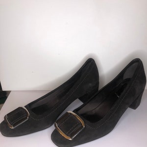 Roger Vivier Vintage Brown Suede Shoes