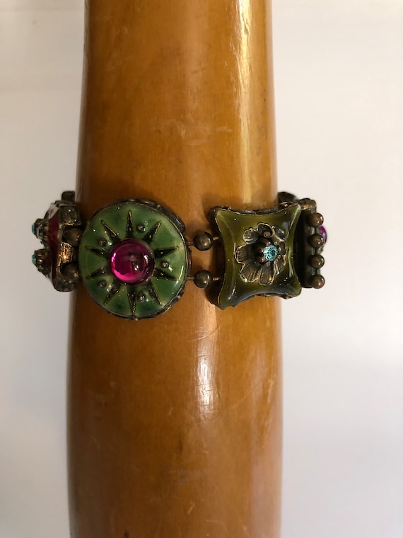 Gas Bijoux Saint Tropez Vintage Bracelet Multi Stones Etsy Sweden