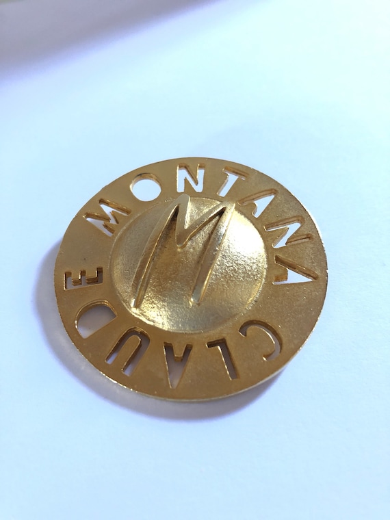 Vintage Claude Montana brooch