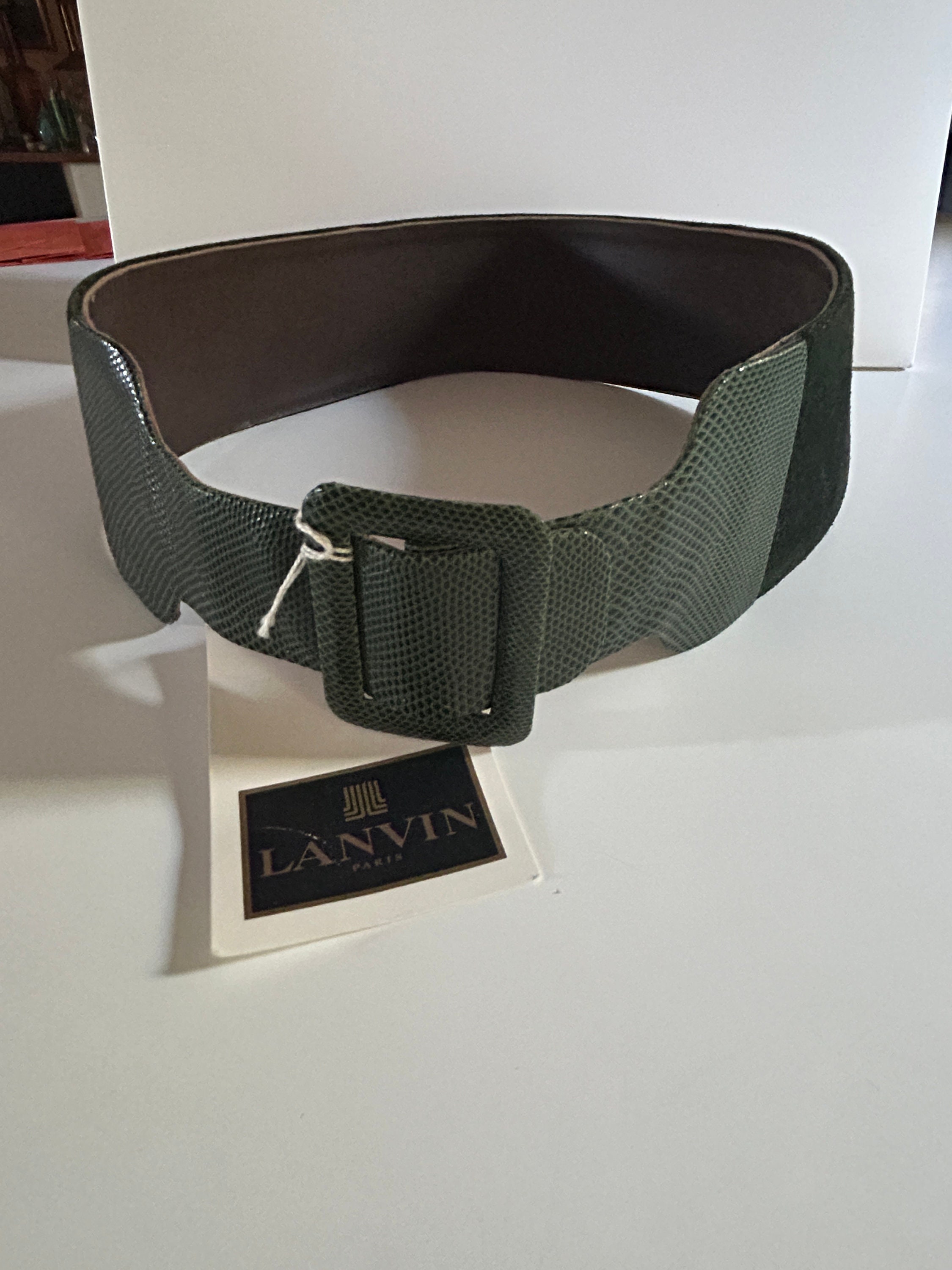 Authentic Lanvin suede belt Lanvin Suede Waist Belt - Blue Belts, Accessories  main image 3