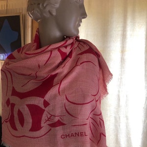 Chanel Chainlink 'CC' Cashmere Scarf