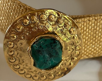 Yves Saint Laurent Robert Goossens Belt Buckle Jewelry 1980s