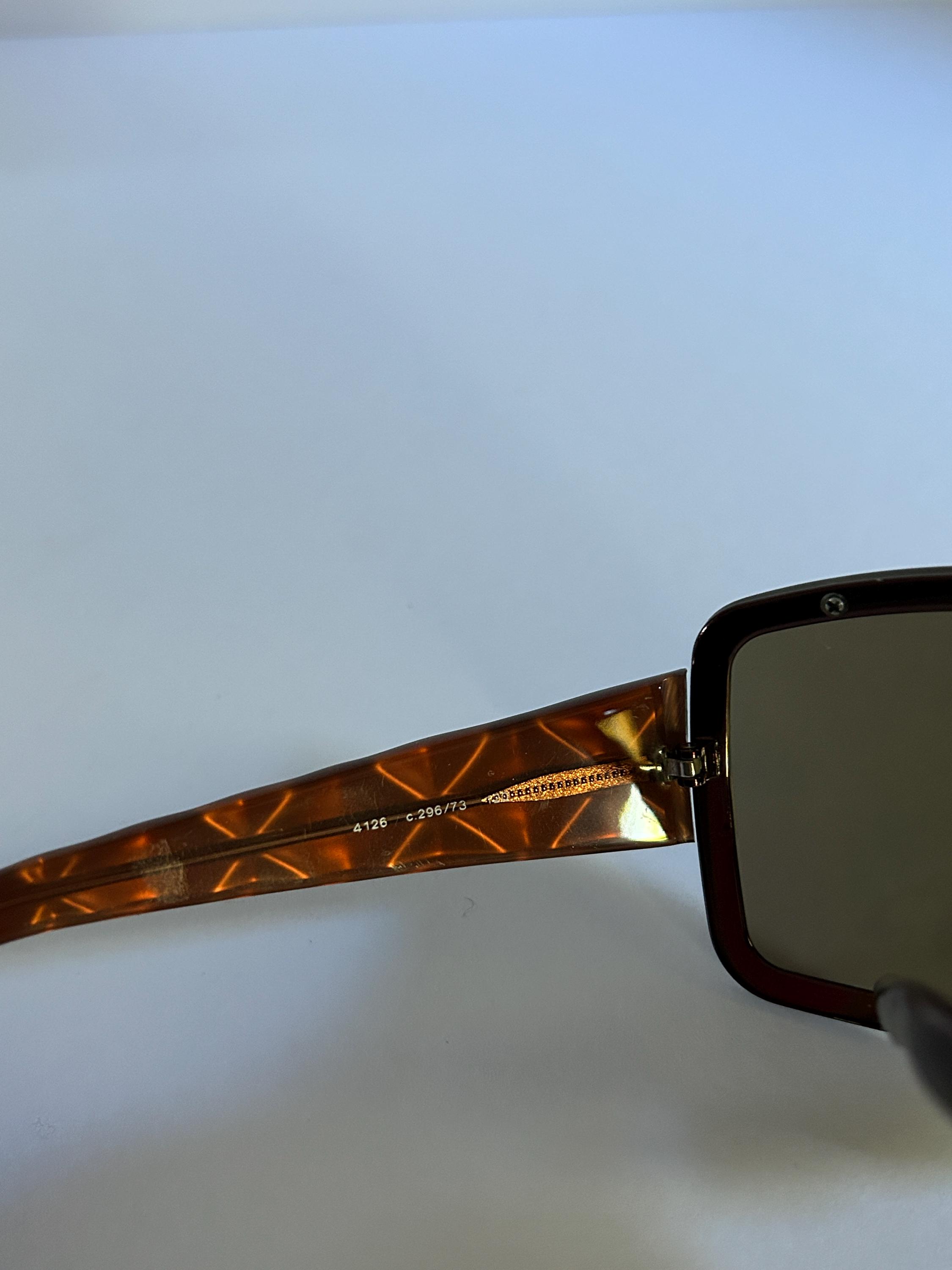 Chanel Sunglasses Mask Temples Quilted Effect 90s - Etsy