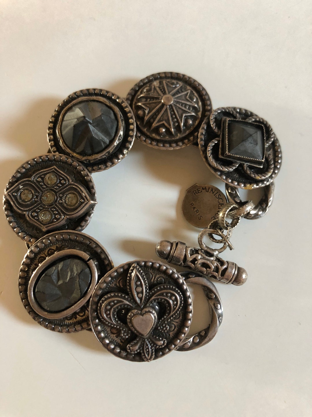 Bracelet Reminiscence Zoe Coste - Bijou Vintage Occasion - Superbe Design