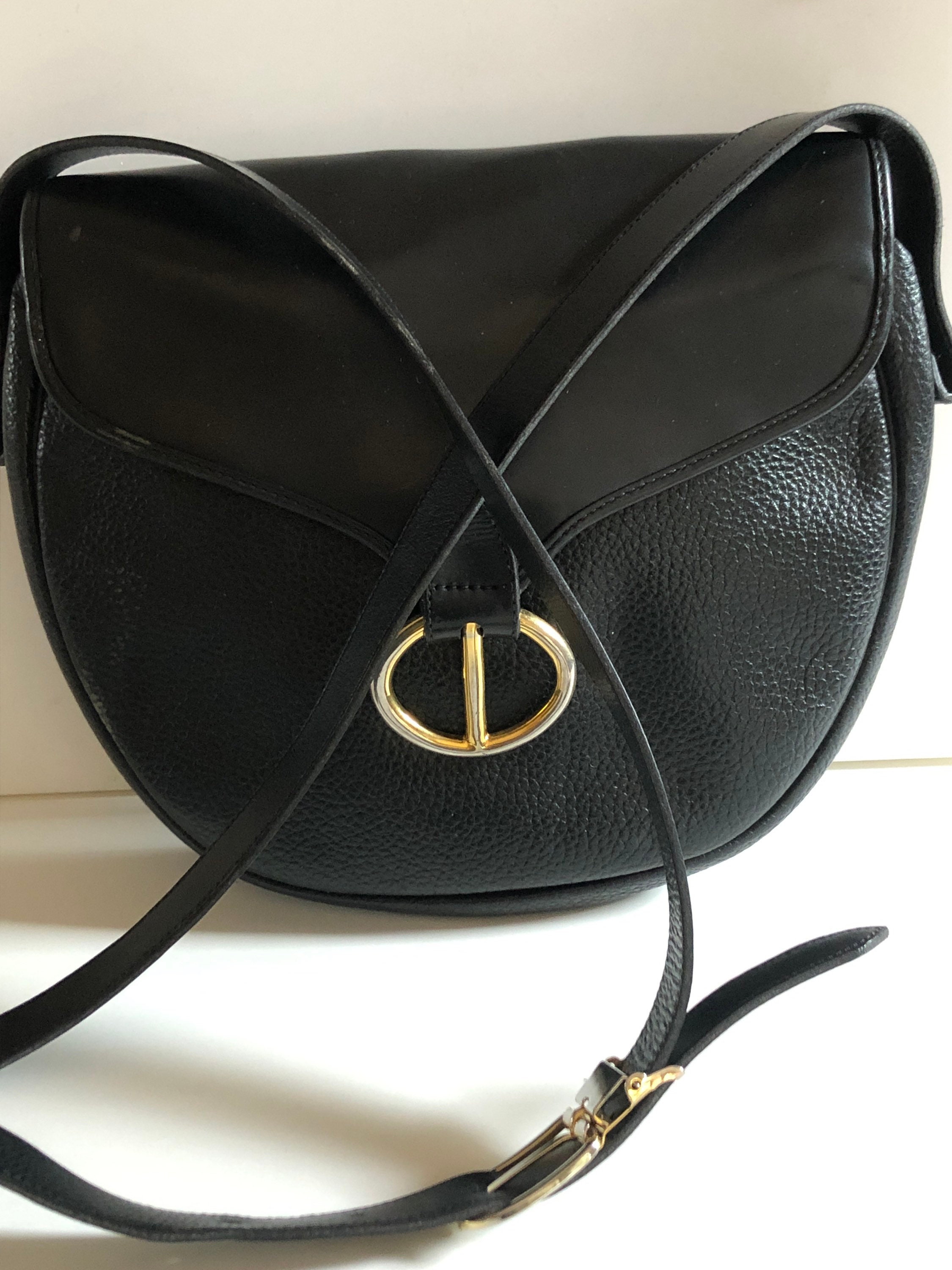 Used Christian DIOR Black Leather Adjustable Bag – Debsluxurycloset