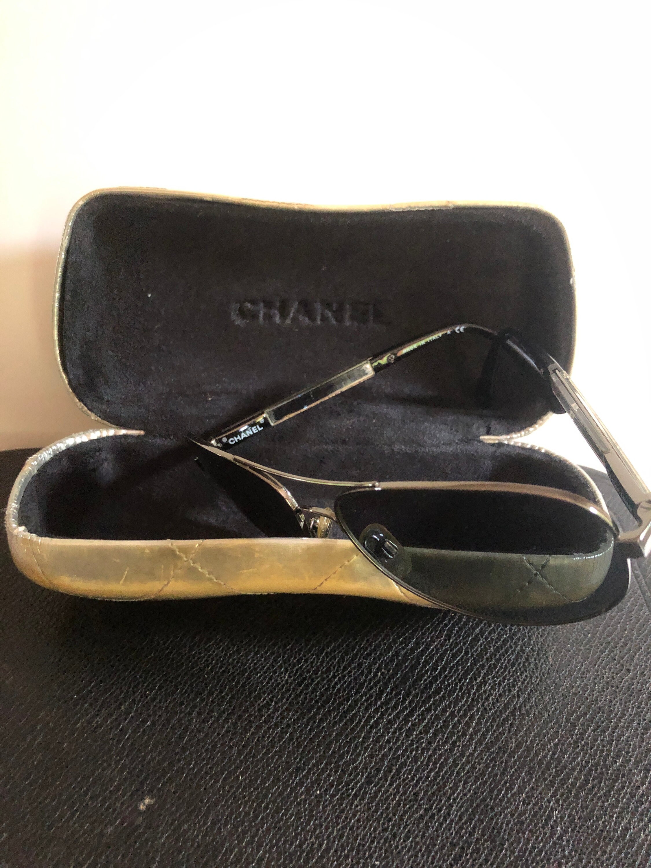Chanel Sunglasses Mirror Collection Aviator Model 90s - Etsy